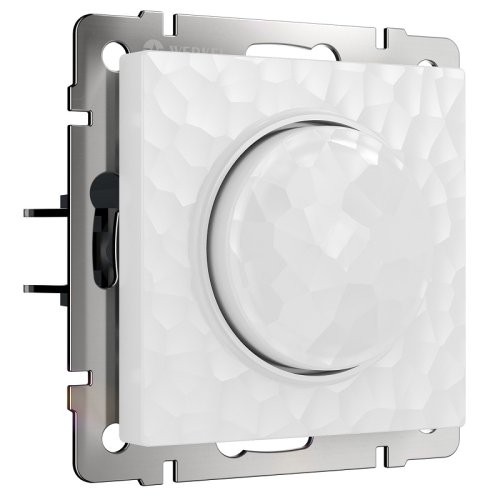 Светорегулятор поворотно-нажимной без рамки Werkel Hammer 5-600Вт белый фото Светорегулятор поворотно-нажимной без рамки Werkel Hammer 5-600Вт белый картинка